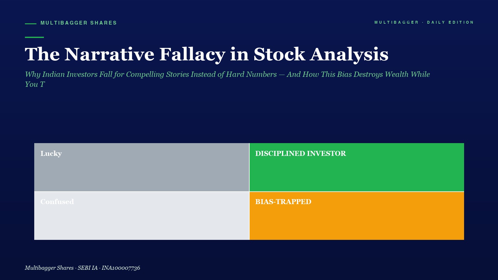 Mbcover The Narrative Fallacy In Stock - Manish Goel Portfolio Management Service