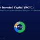 mbcover1585returnoninvestedcapitalroi | Manish Goel Portfolio Management Service Dark Blue Gradient Hero with the Headline return on Invested Capital roic and a Green Subtitle Centered Multicolor Donut Chart Labeled fy25 Reinvented on a Dark Background