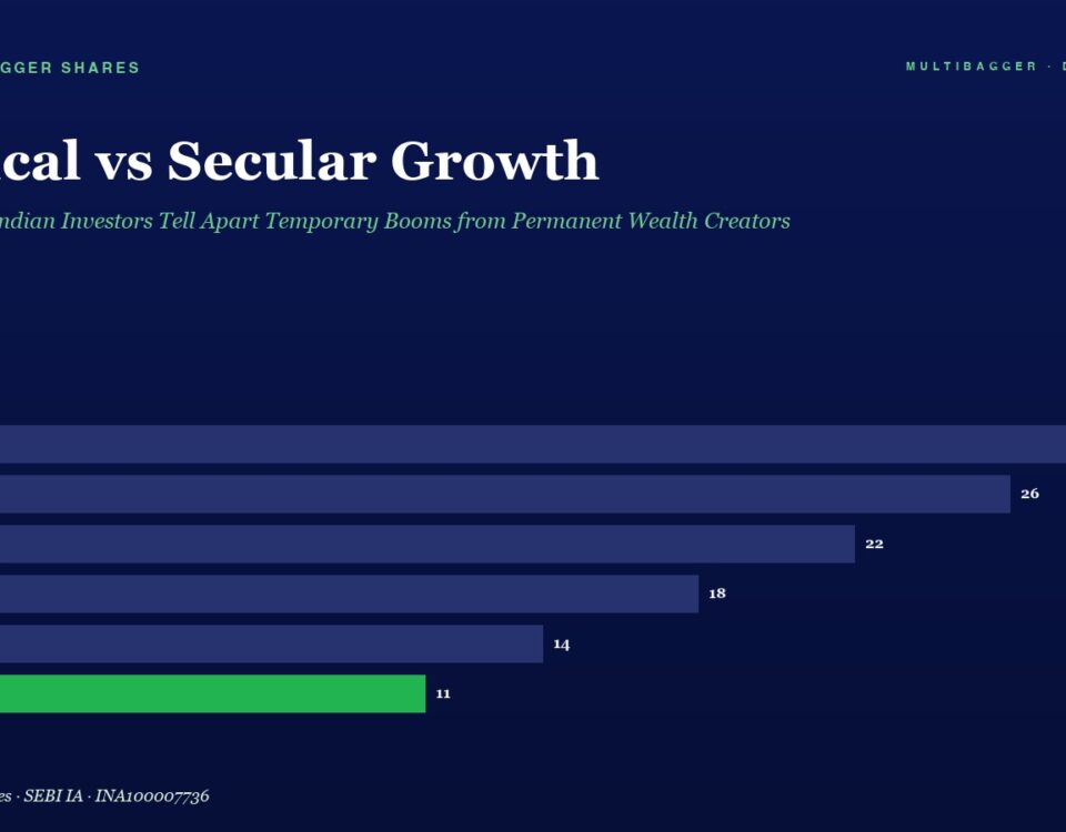 Bar chart showing yearly growth FY20–FY25; FY25 is green with value 11, other years reaching up to 28 in FY20.