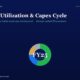 mbcover1908capacityutilizationcapexcyc | Manish Goel Portfolio Management Service Hero Graphic with the Title capacity Utilization Capex Cycle and a Multicolor Donut Chart Labeled Fy25 Reinvented on a Dark Blue Gradient Background